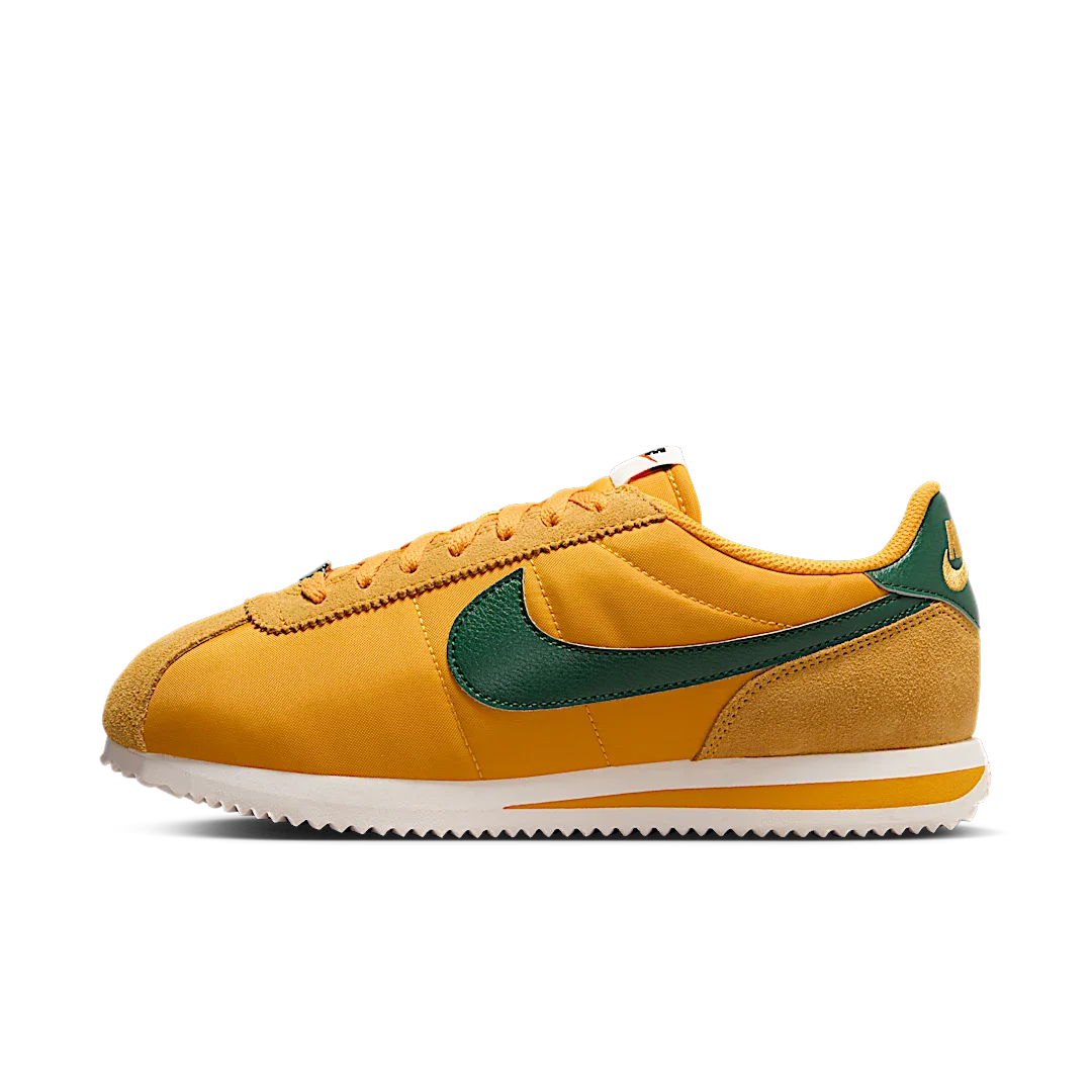 Nike Cortez Textile Yellow Ochre Gorge Green