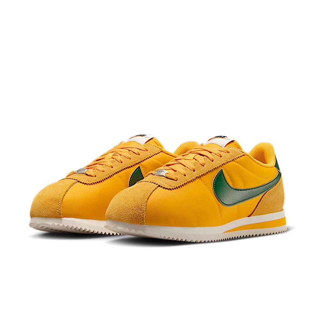 Nike Cortez Textile Yellow Ochre Gorge Green