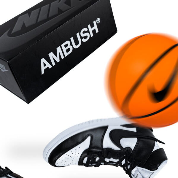 Nike Dunk High AMBUSH Black White