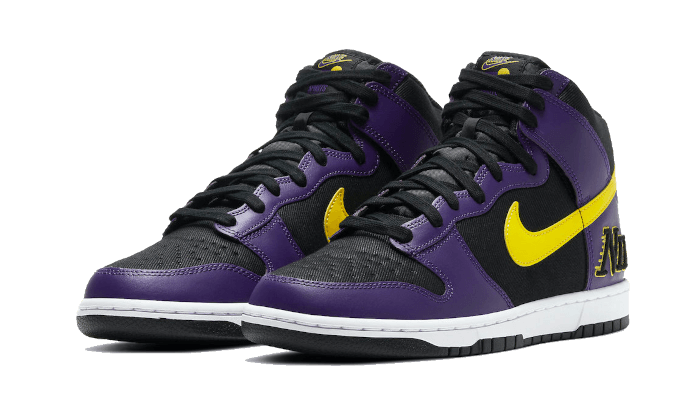 Nike Dunk High EMB Lakers