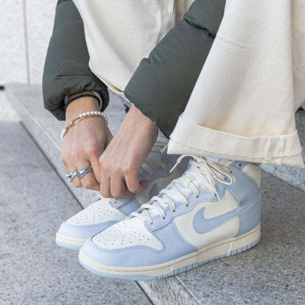 Nike Dunk High Sail Football Grey