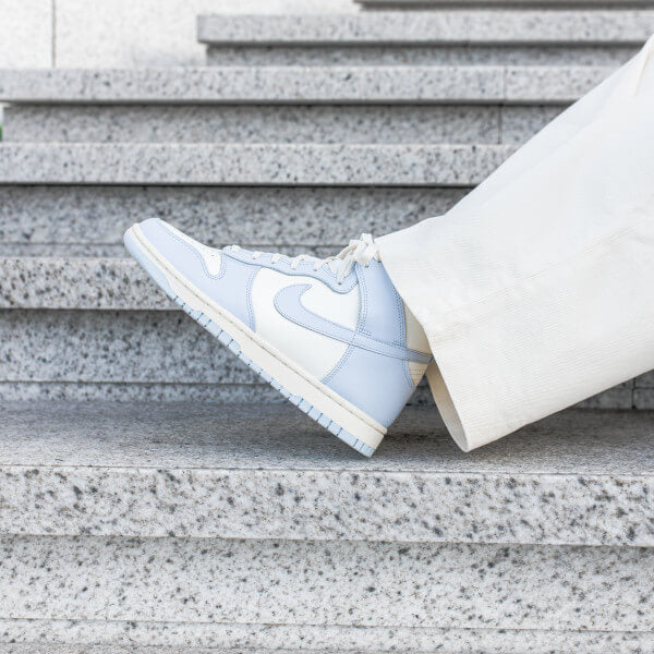 Nike Dunk High Sail Football Grey