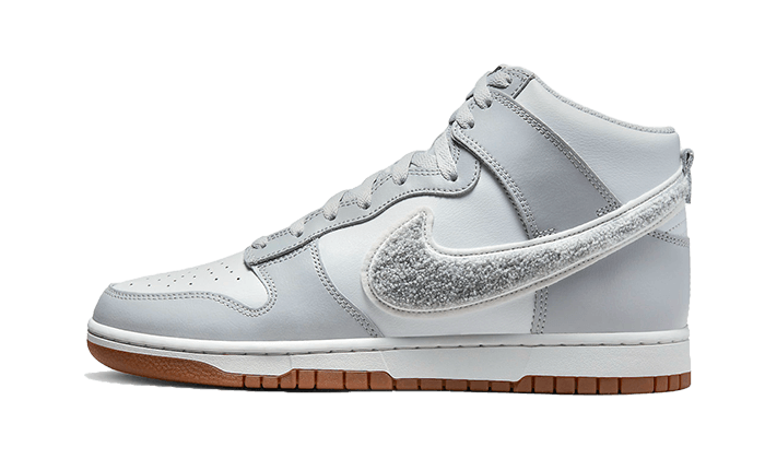 Nike Dunk High University Chenille Swoosh Light Smoke Grey