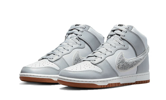 Nike Dunk High University Chenille Swoosh Light Smoke Grey