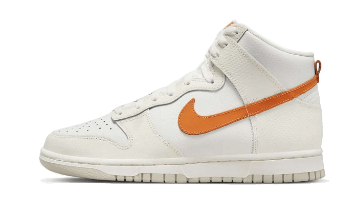 Nike Dunk High White Magma Orange