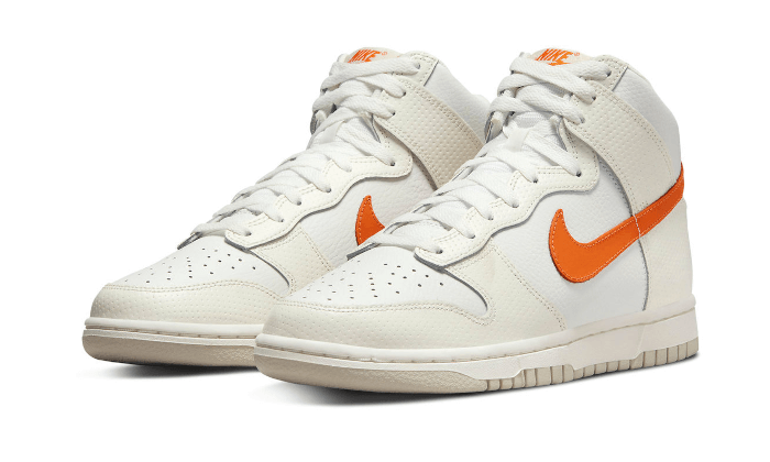 Nike Dunk High White Magma Orange