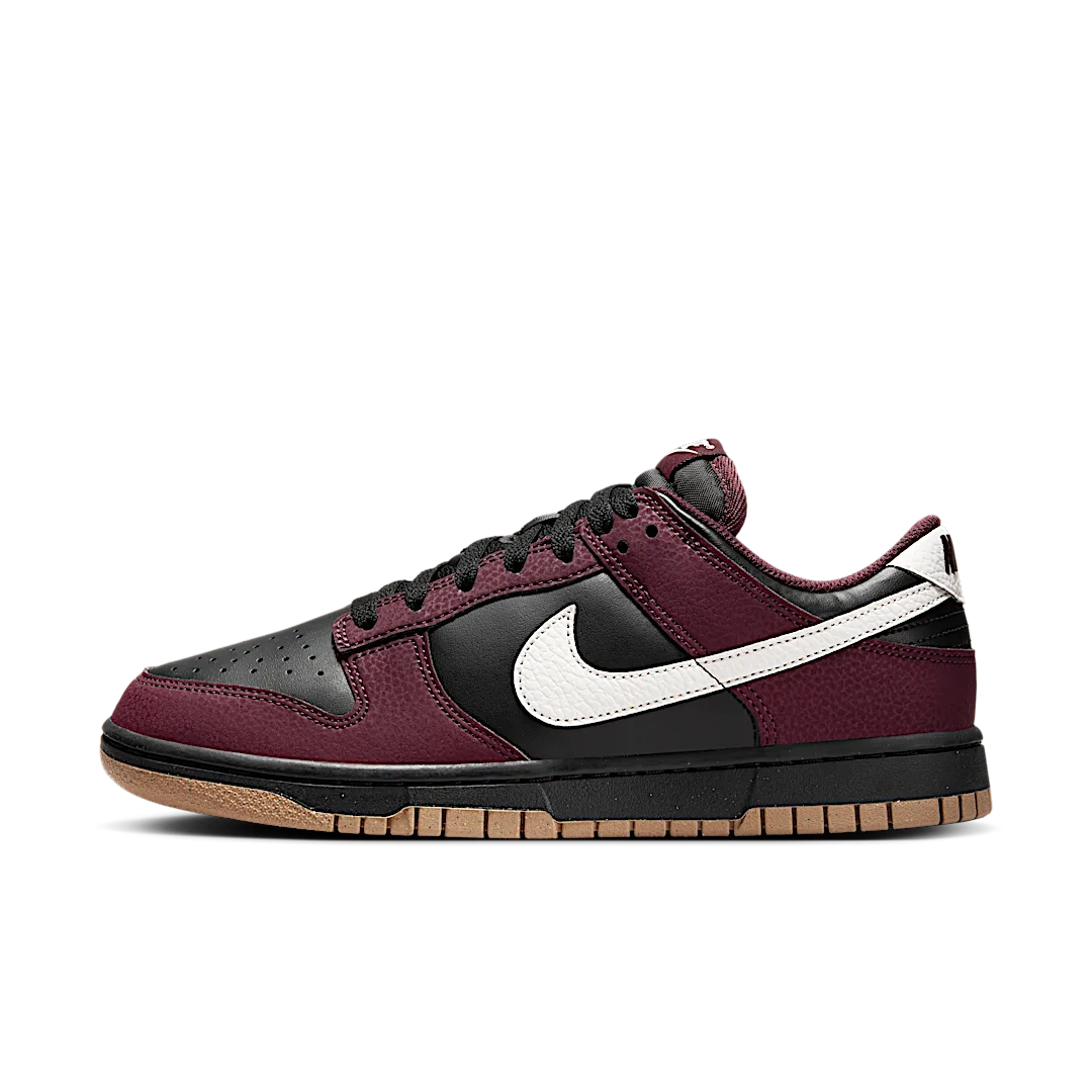 Nike Dunk Low Next Nature Burgundy Crush Black