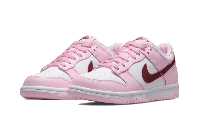 Nike Dunk Low Pink Foam Red White