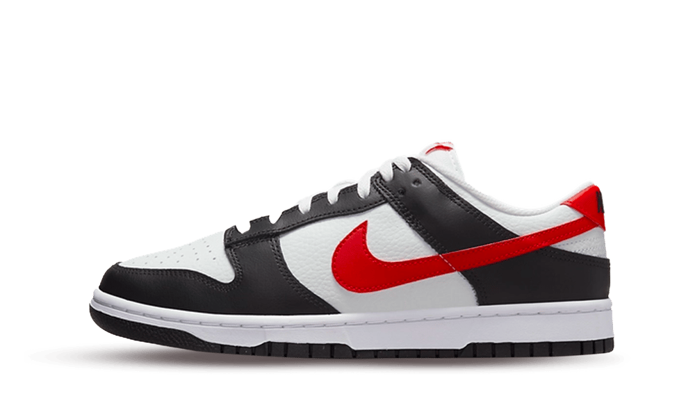 Nike Dunk Low Retro Red Swoosh Panda