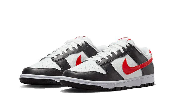 Nike Dunk Low Retro Red Swoosh Panda