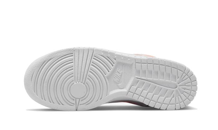 Nike Dunk Low SE 3D Swoosh Pure Platinum Total Orange