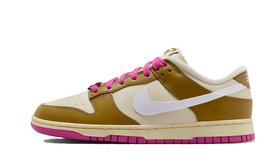 Nike Dunk Low SE Just Do it Bronzine Pink