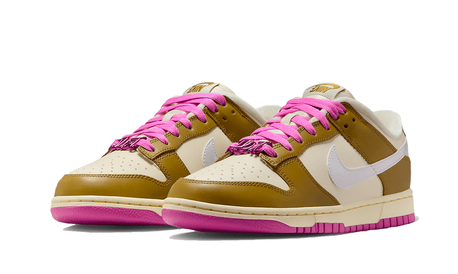 Nike Dunk Low SE Just Do it Bronzine Pink