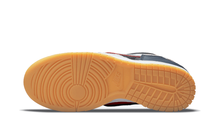 Nike Dunk Low Scrap Black Grey University Red