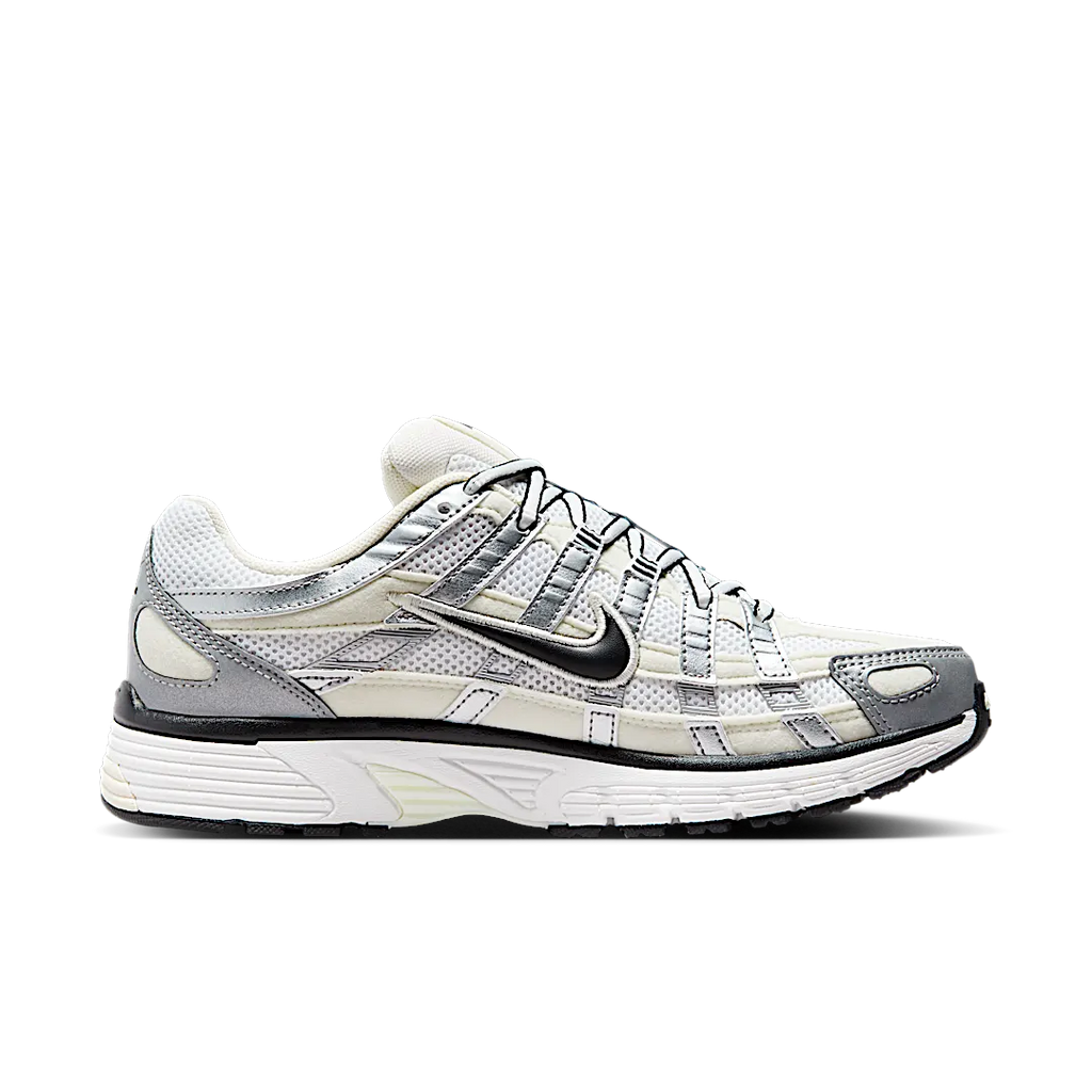 Nike P-6000 Coconut Milk Metallic Silver