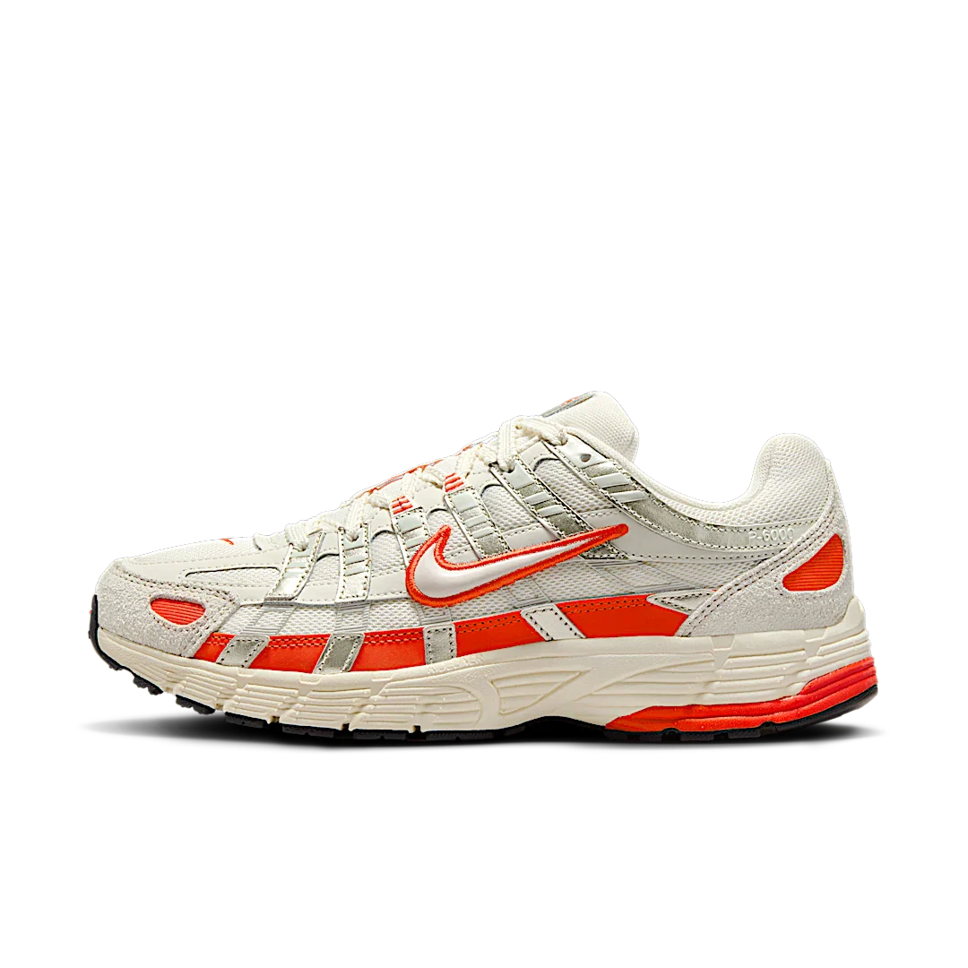 Nike P-6000 Sail Pale Ivory Light Bone Picante Red