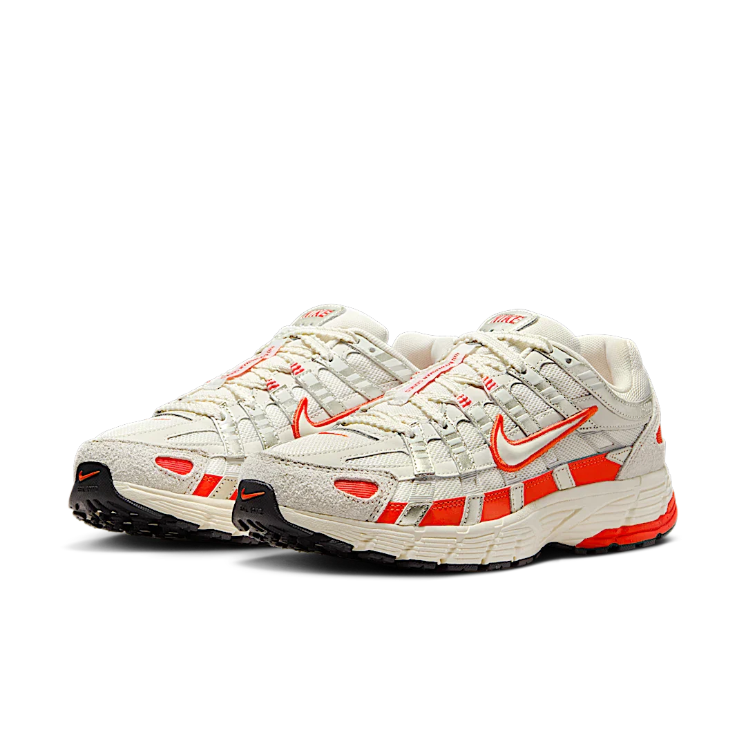 Nike P-6000 Sail Pale Ivory Light Bone Picante Red
