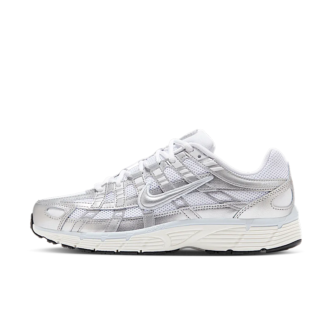 Nike P-6000 White Blue Tint Sail Metallic Silver