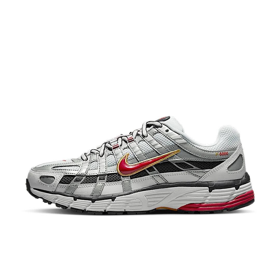 Nike P-6000 White Gold Red