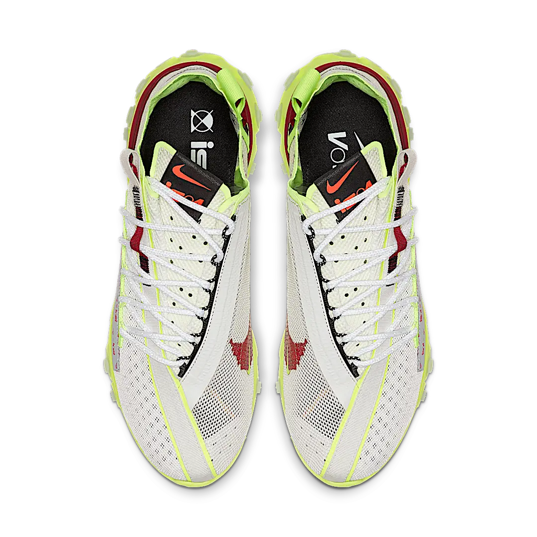 Nike React Runner ISPA Platinum Tint Volt Glow Team Red