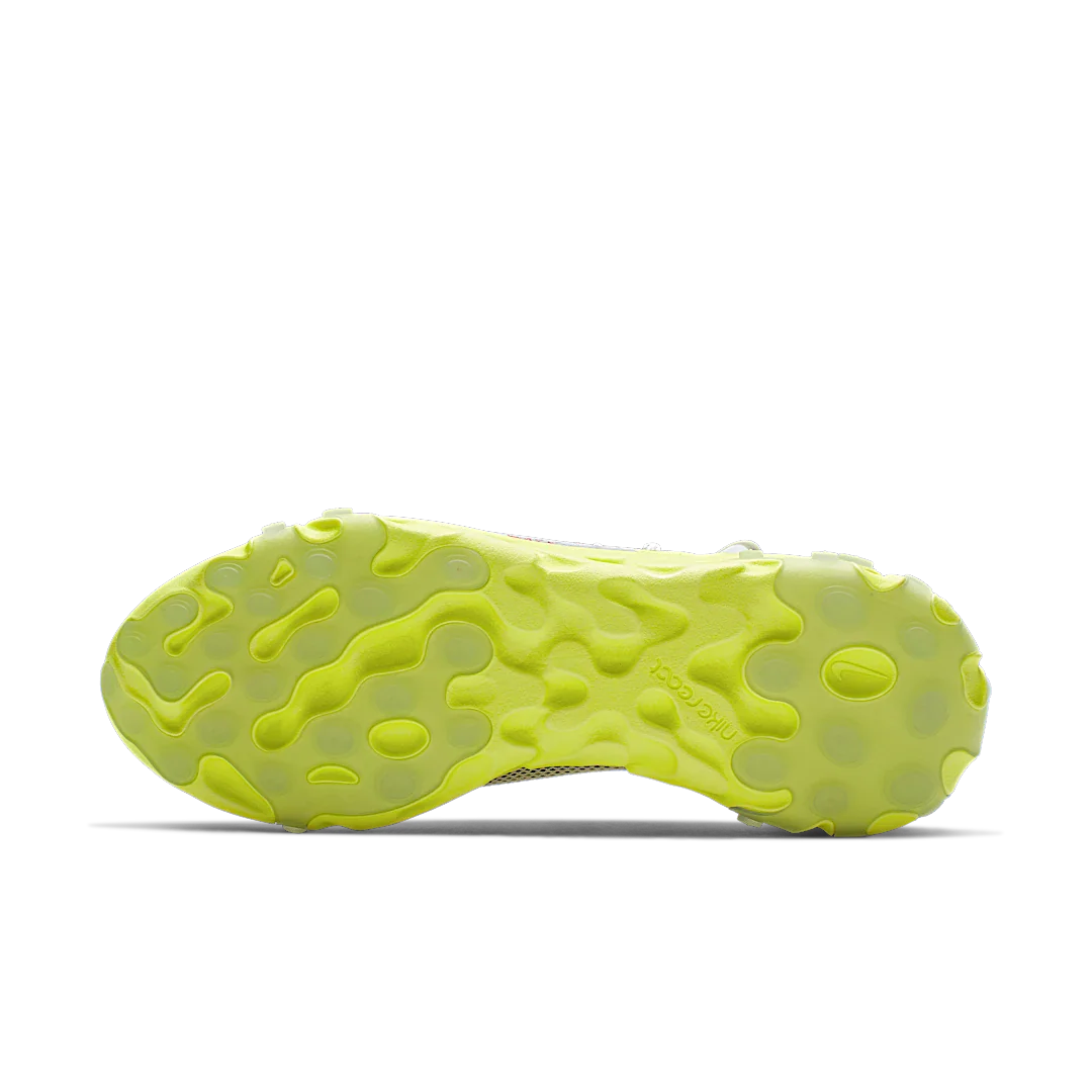 Nike React Runner ISPA Platinum Tint Volt Glow Team Red