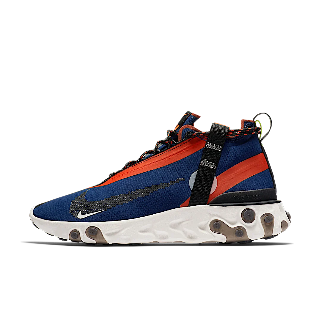 Nike React Runner Mid WR ISPA Blue Void Team Orange