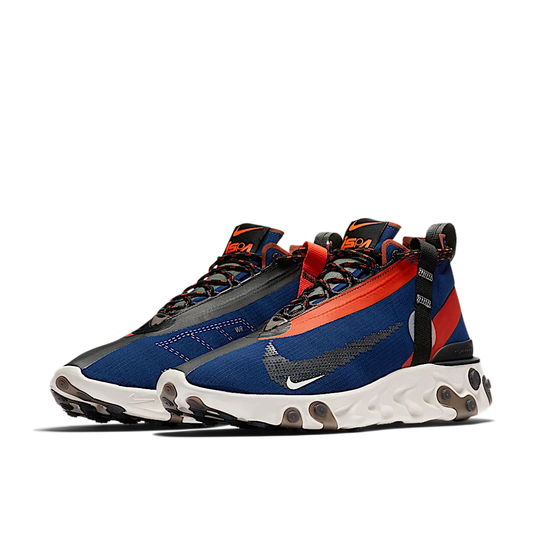 Nike React Runner Mid WR ISPA Blue Void Team Orange