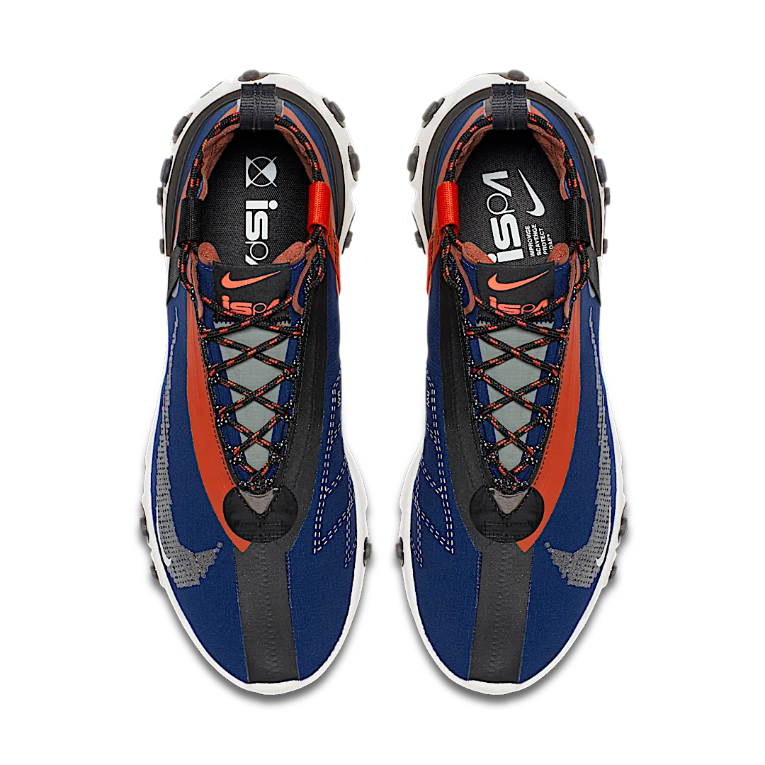Nike React Runner Mid WR ISPA Blue Void Team Orange