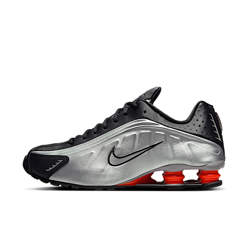 Nike Shox R4 Black Metallic Silver (2025)
