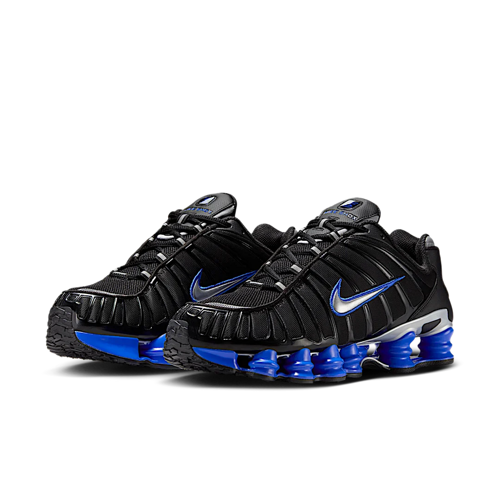 Nike Shox TL Black Racer Blue Metallic Silver