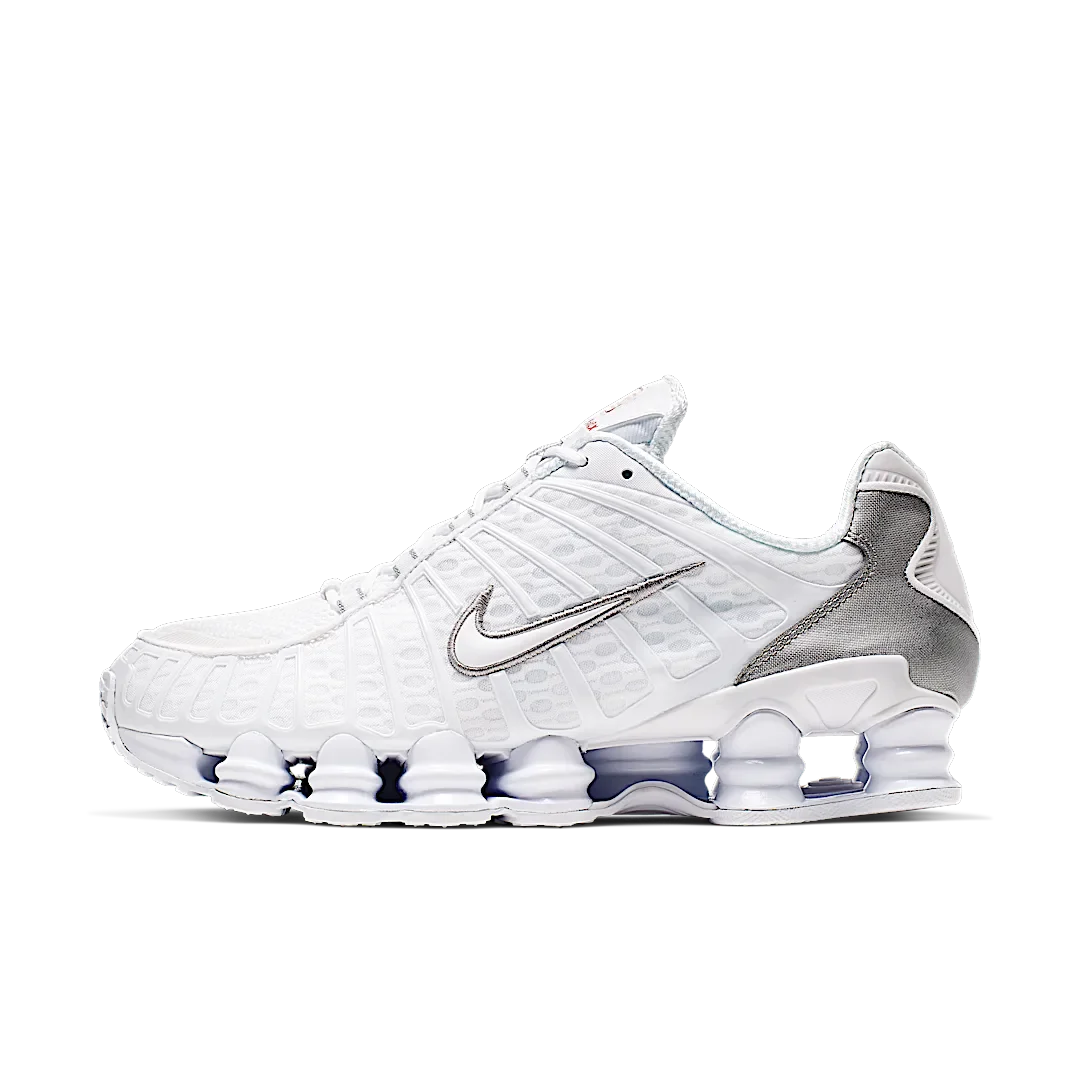 Nike Shox TL White Metallic Silver