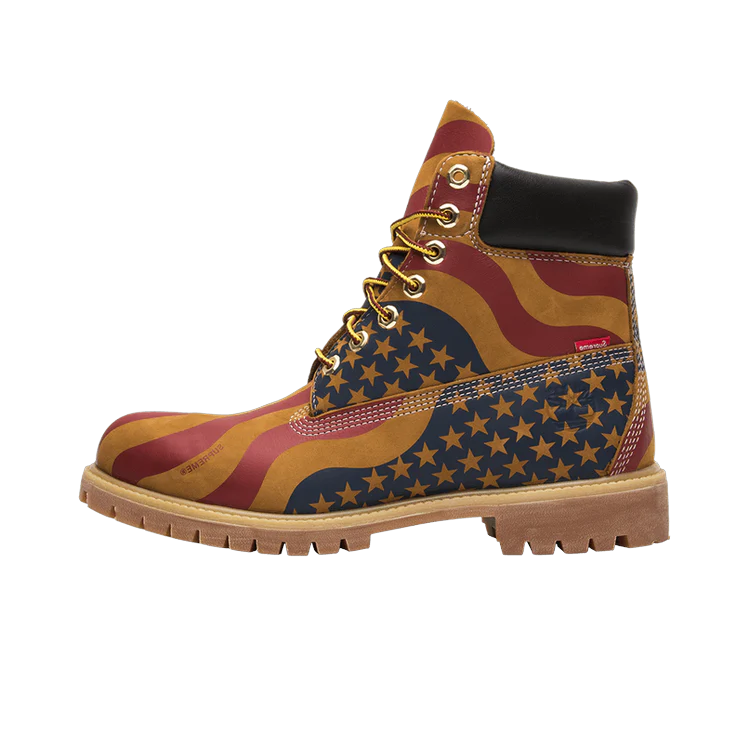 Timberland 6" Boot Supreme Stars & Stripes Wheat