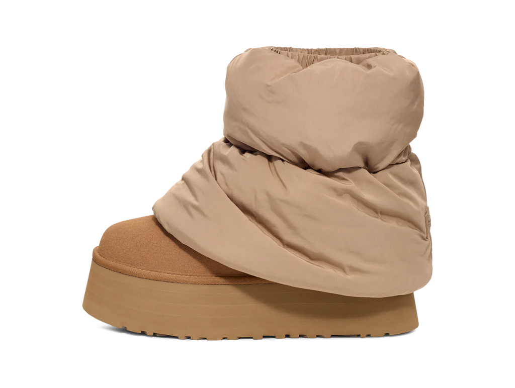 UGG Classic Mini Dipper Puffer Boot Amphora Chestnut
