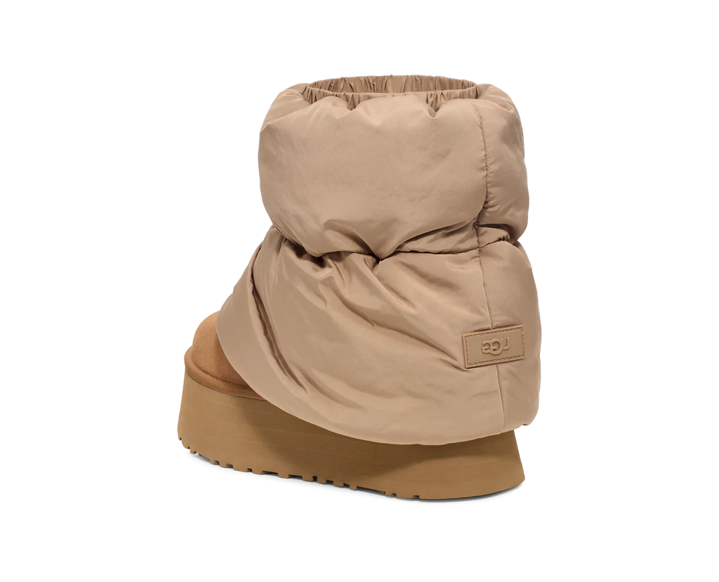 UGG Classic Mini Dipper Puffer Boot Amphora Chestnut