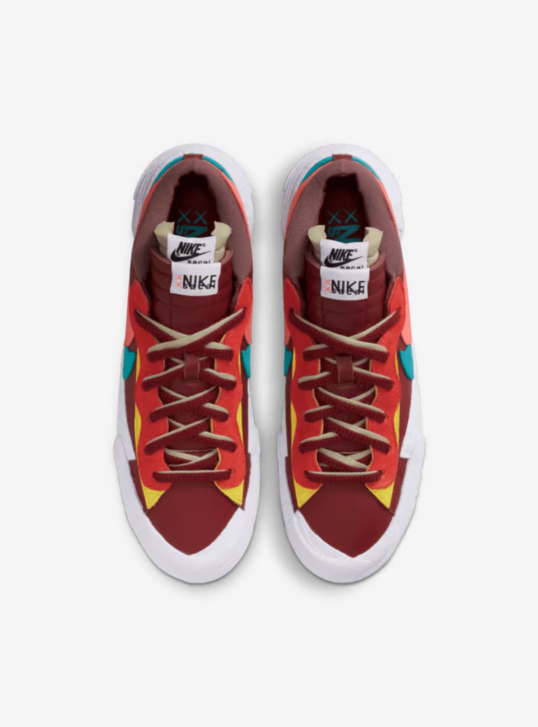 Nike Blazer Low Sacai KAWS Red