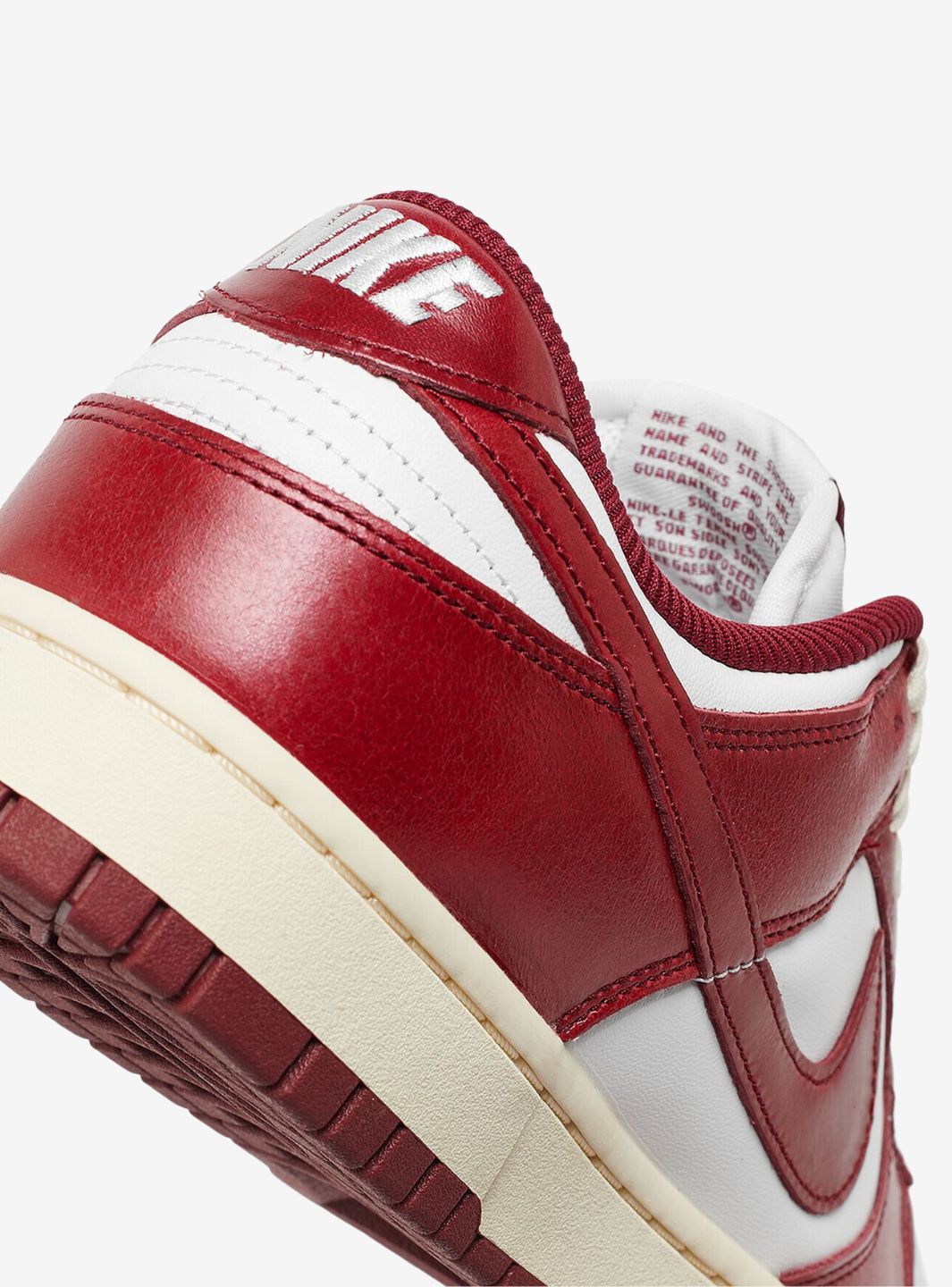 Nike Dunk Low PRM Vintage Team Red (W)