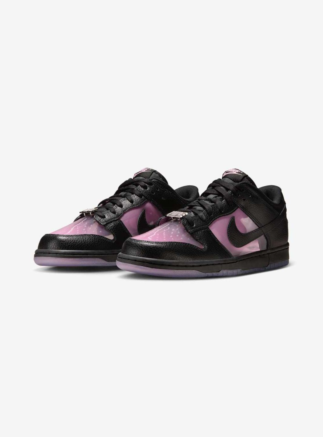 Nike Dunk Low Retro Transparent Black Pink Rise