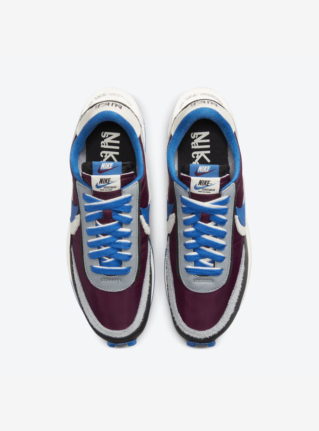 Nike LD Waffle Sacai Undercover Night Maroon Team Royal