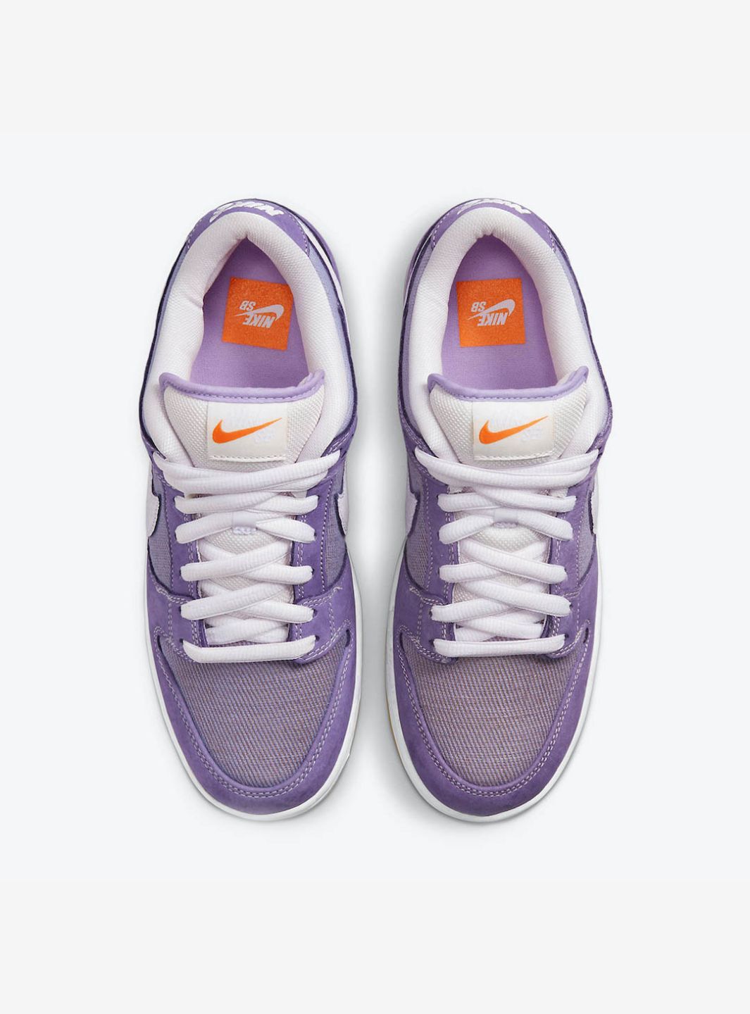 Nike SB Dunk Low Pro ISO Orange Label Unbleached Pack Lilac