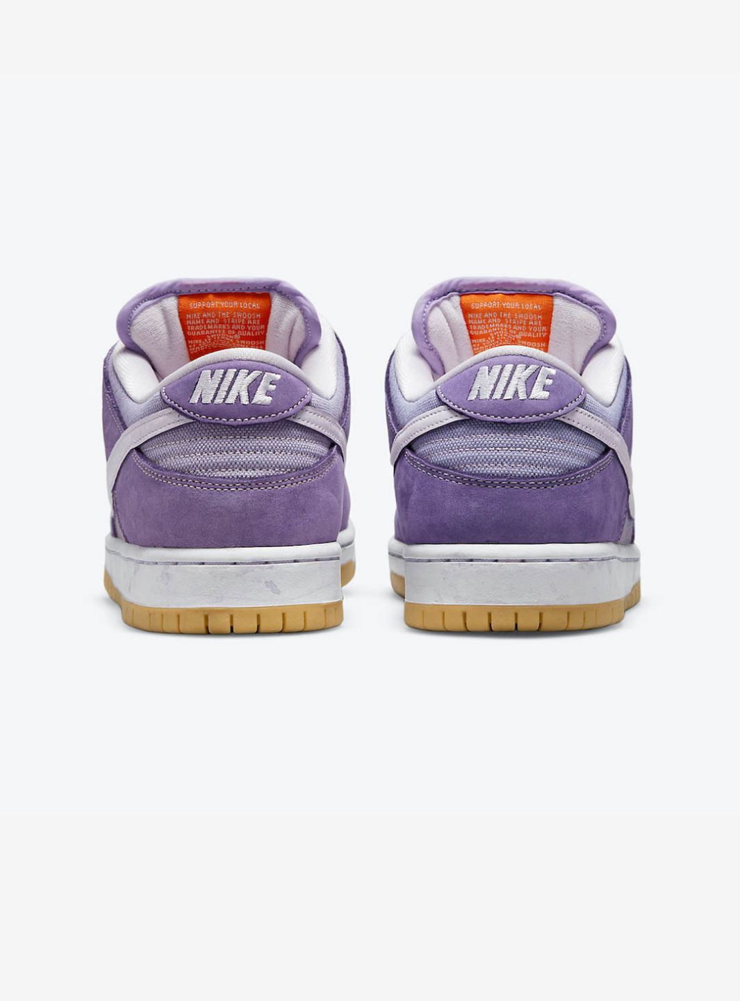 Nike SB Dunk Low Pro ISO Orange Label Unbleached Pack Lilac