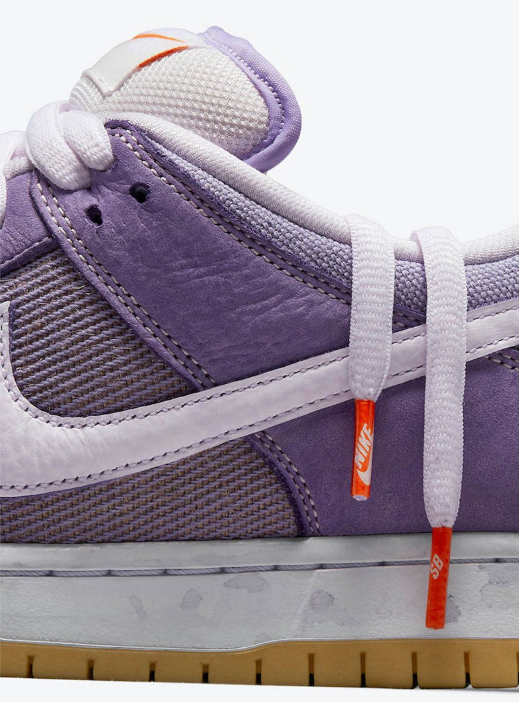 Nike SB Dunk Low Pro ISO Orange Label Unbleached Pack Lilac