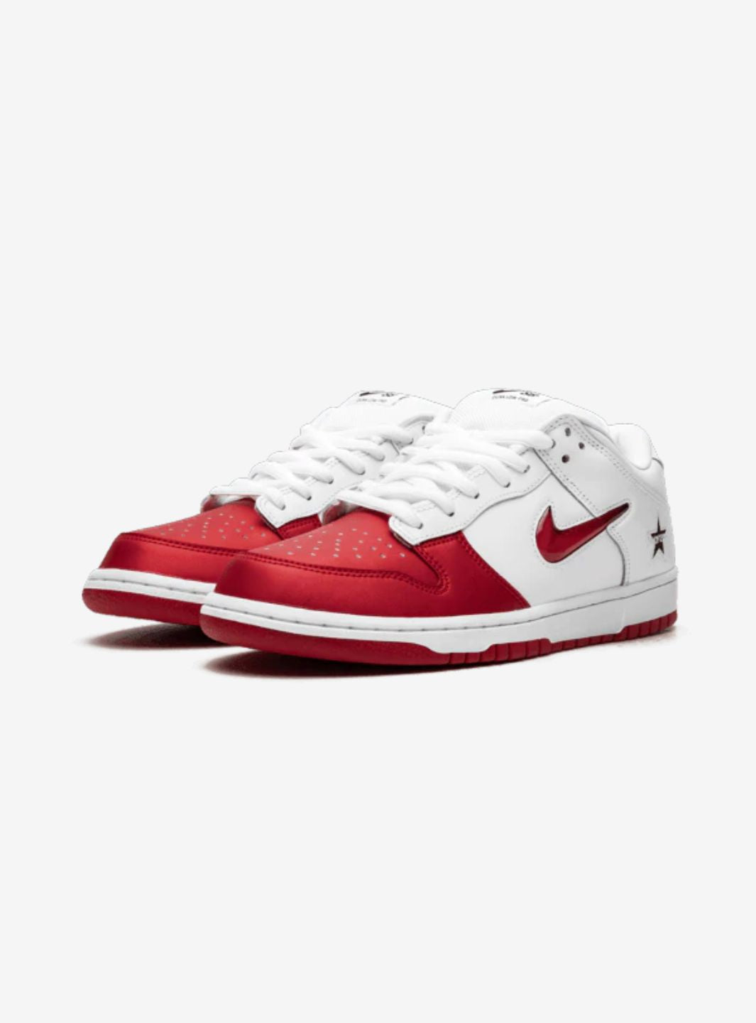 Nike SB Dunk Low Supreme Jewel Swoosh Red