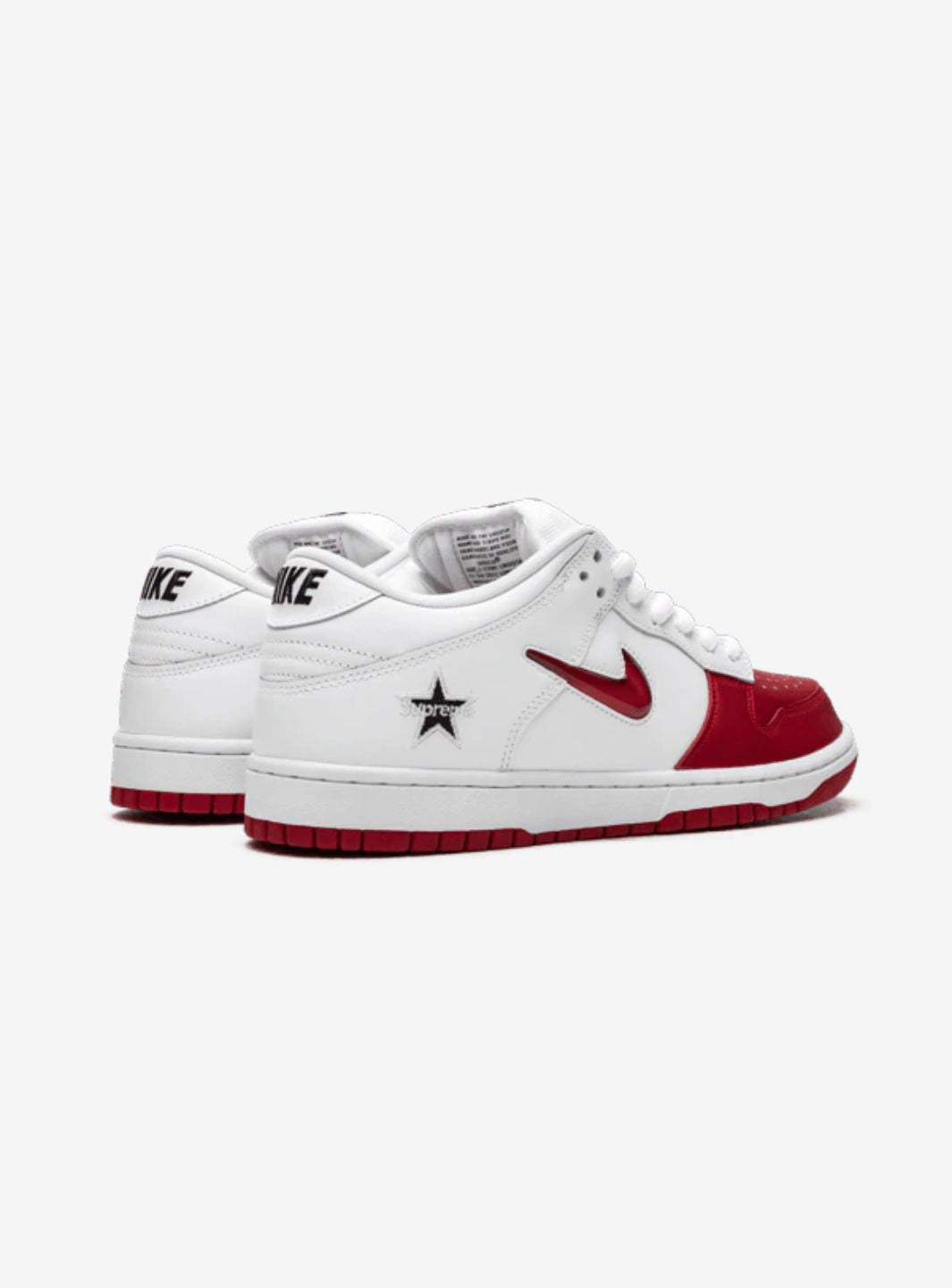 Nike SB Dunk Low Supreme Jewel Swoosh Red