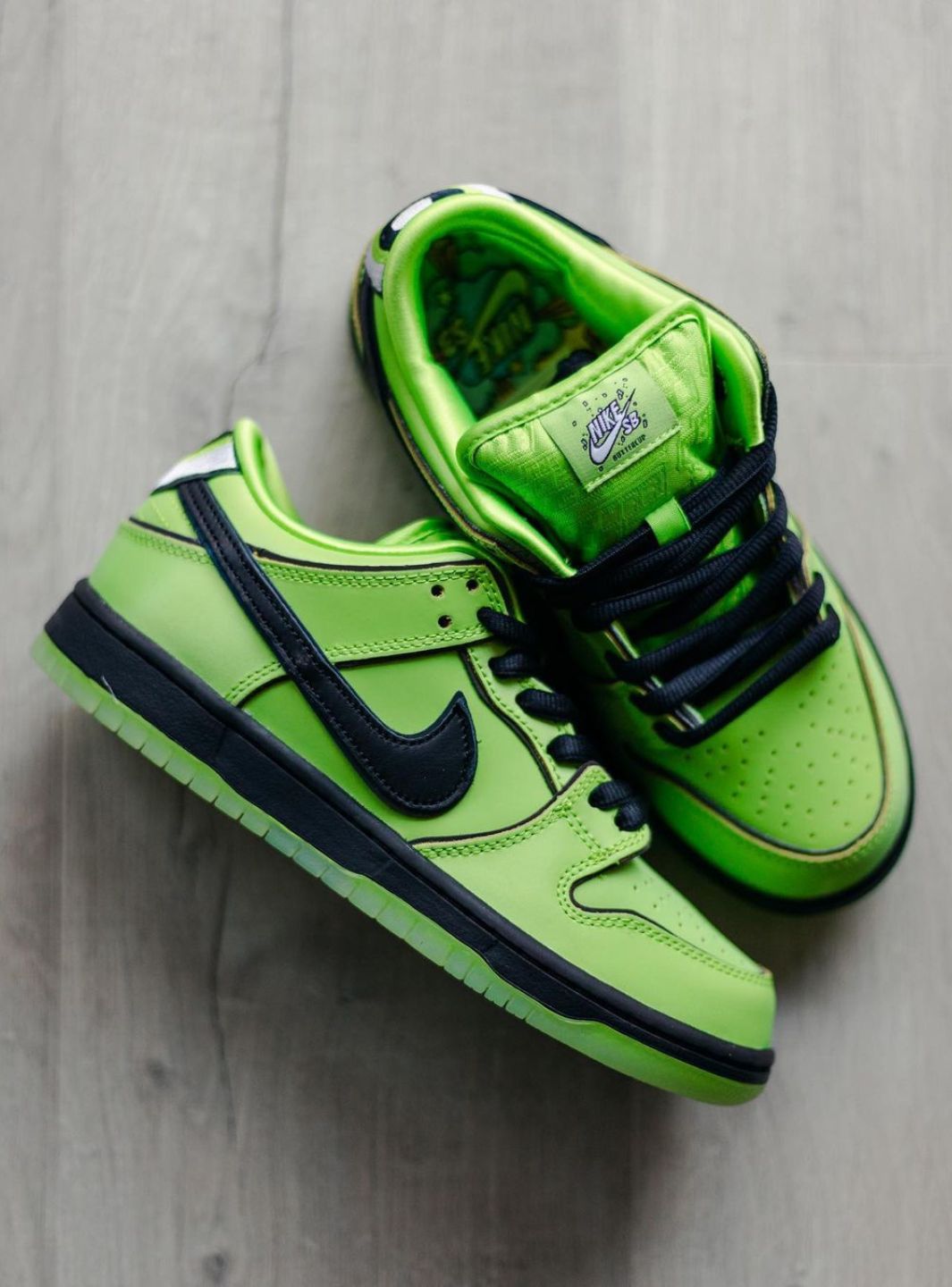 Nike SB Dunk Low The Powerpuff Girls Buttercup
