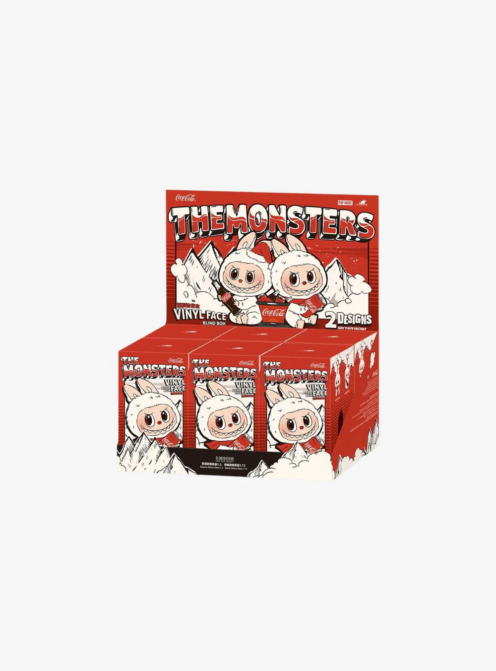 Pop Mart Labubu The Monsters Coca Cola Series Vinyl Plush Pendant Sealed Case (6 Blind Box)