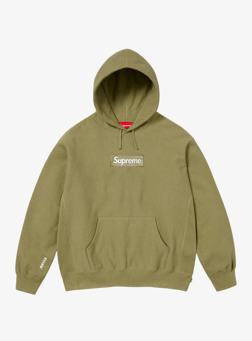 Supreme Box Logo Hooded Sweatshirt Khaki (FW25)