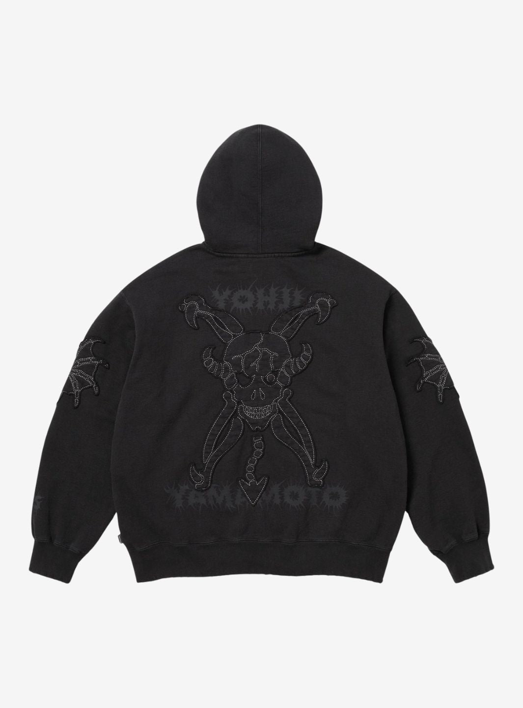 Supreme Y's by Yohji Yamamoto Zip Up Hooded Sweatshirt Black
